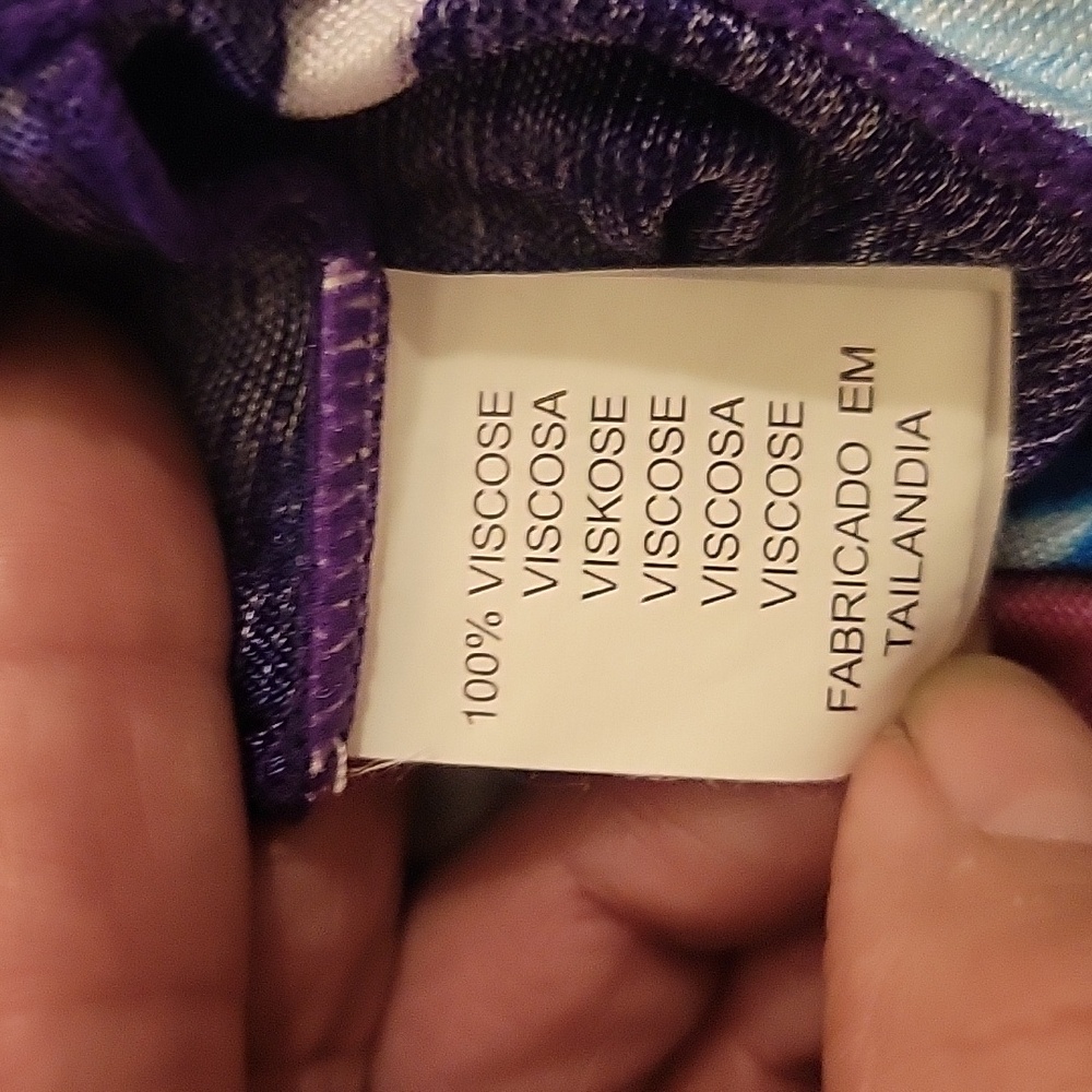 Vibrant Blue and Pink Patterned Dress by Custo Barcelona size 2 - Picture 9 of 11